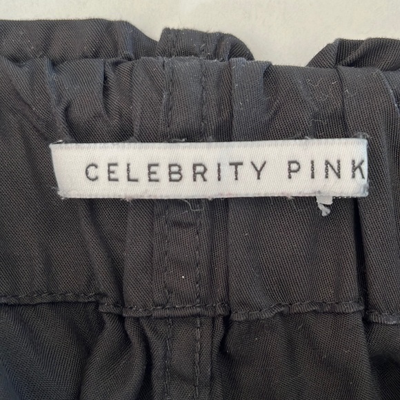 Celebrity Pink High Waisted Short Shorts EUC Black Cuffed Size M - Picture 2 of 9